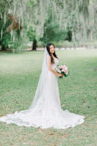 Beautiful Bride Magnolia Plantation
