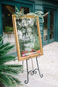 Magnolia Plantation Wedding Signage